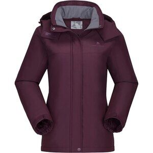 Women's Ski Jacket Winter Snow Coat Warm Fleece Mountain Waterproof Female Jacke